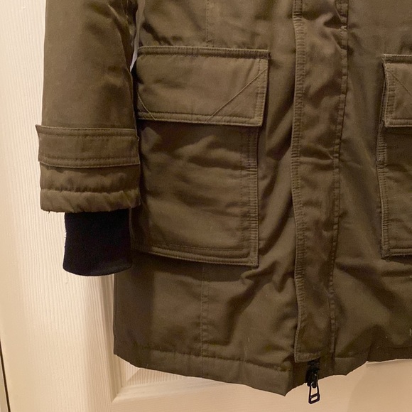 TNA Dark Olive Green Bancroft Parka Winter Ski Jacket - Picture 2 of 16